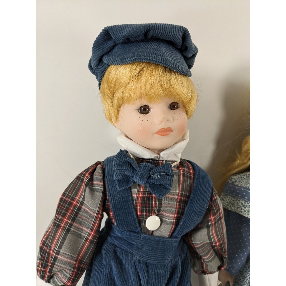 2 Ashton drake galleries porcelain dolls 25 anniversary collection Girl and Boy - Picture 4 of 7
